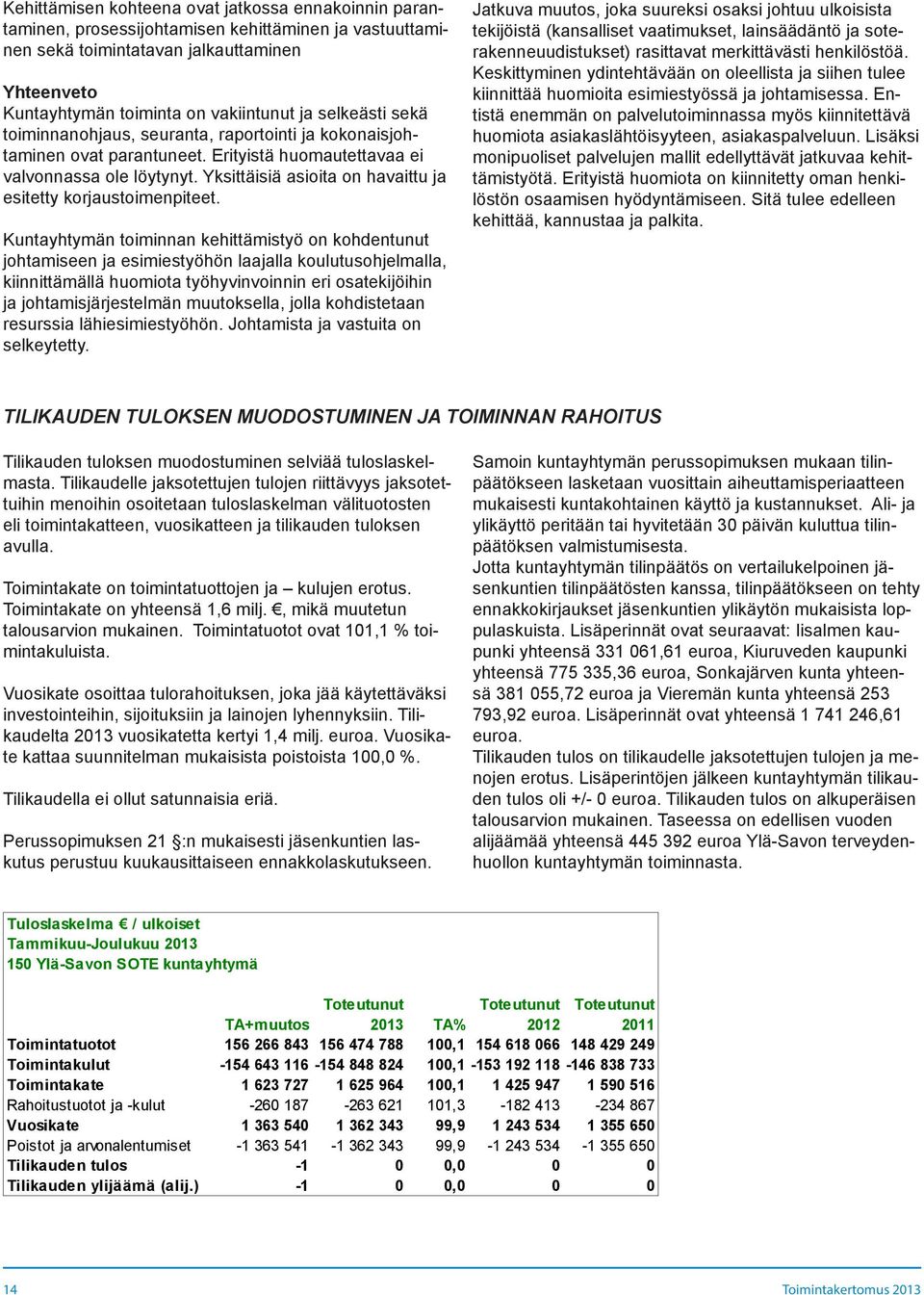 Yksittäisiä asioita on havaittu ja esitetty korjaustoimenpiteet.