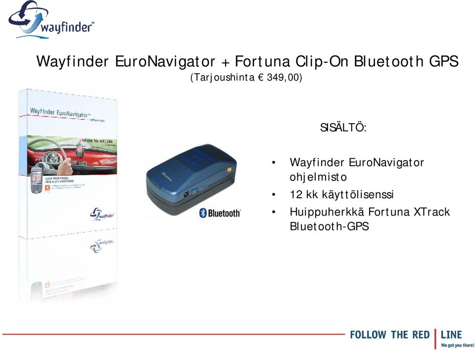 Wayfinder EuroNavigator ohjelmisto 12 kk