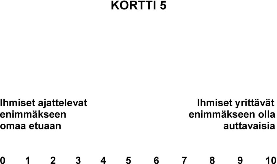 Ihmiset yrittävät enimmäkseen