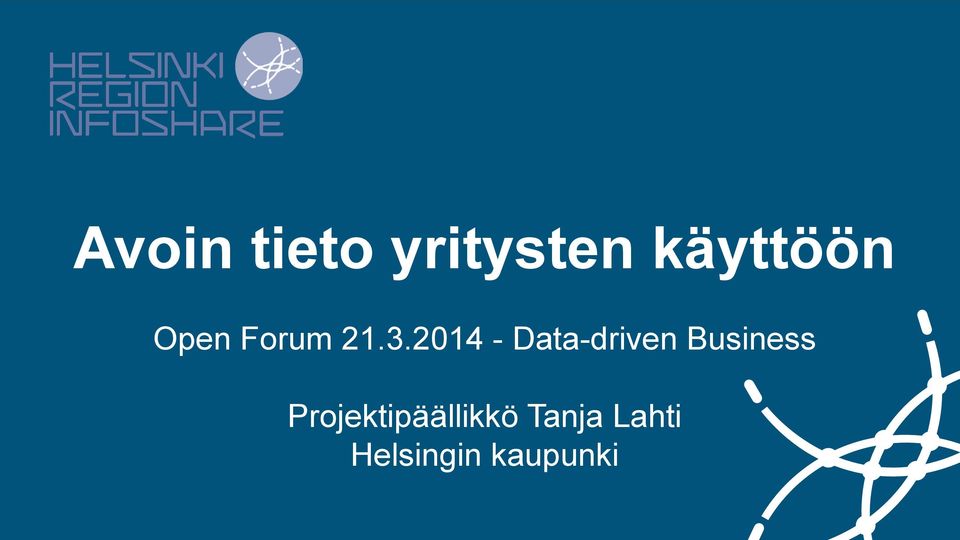 2014 - Data-driven Business