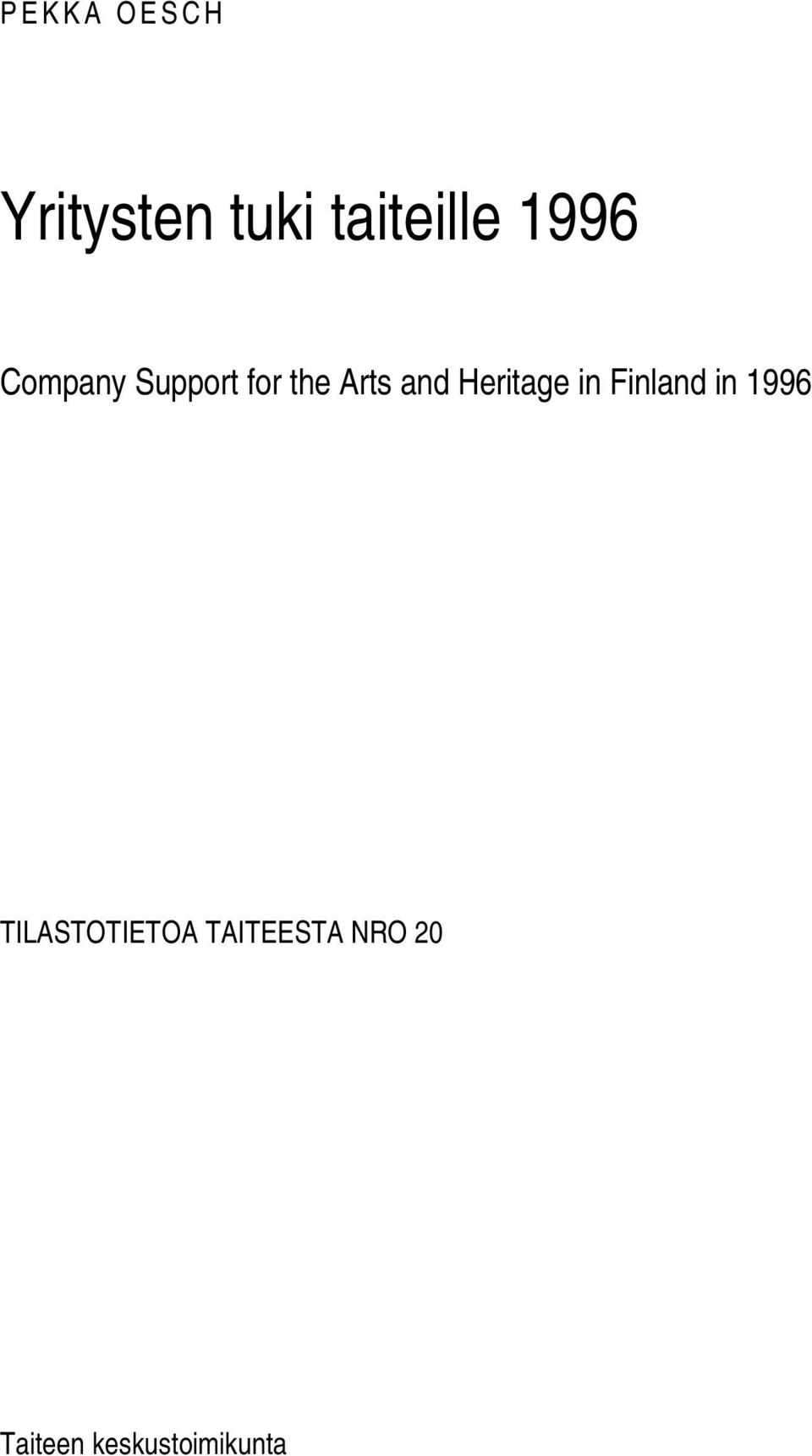 Heritage in Finland in 1996