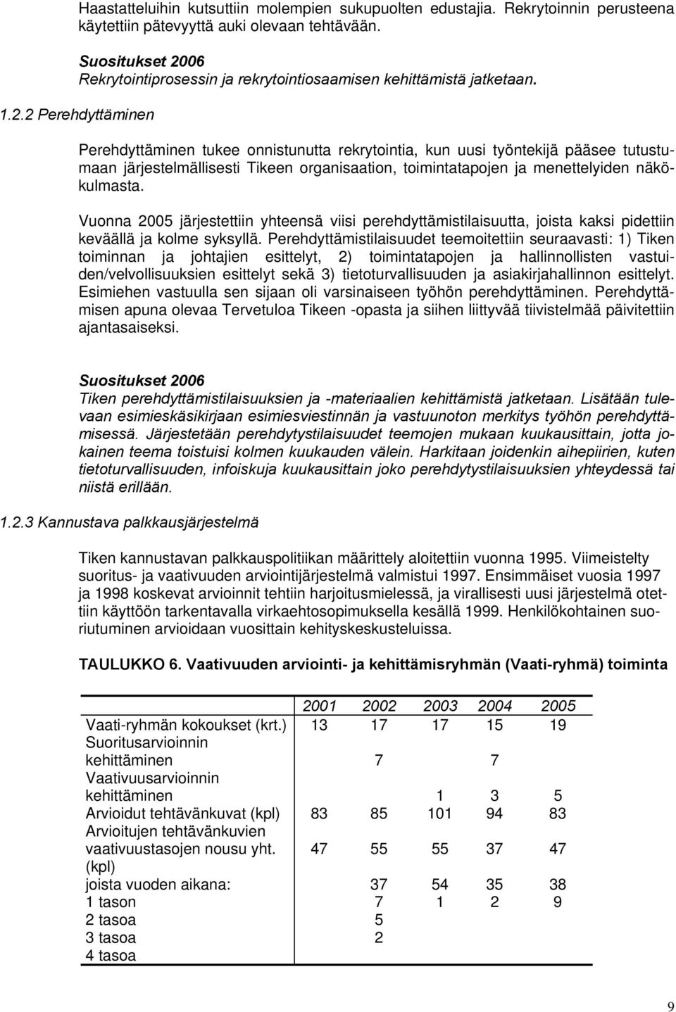 06 Rekrytointiprosessin ja rekrytointiosaamisen kehittämistä jatketaan. 1.2.