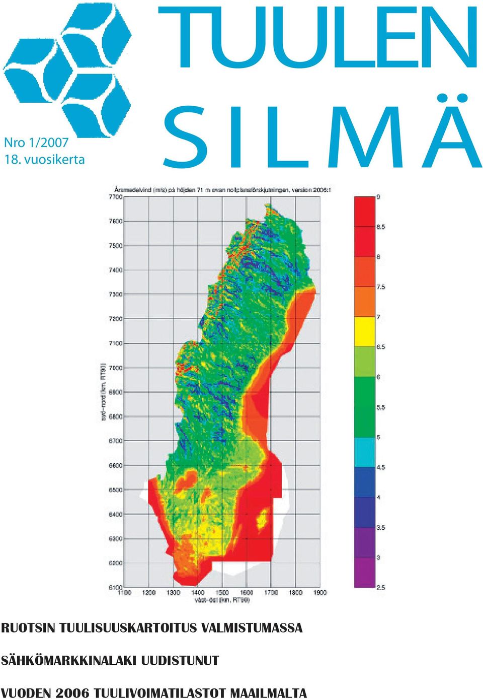 TUULISUUSKARTOITUS VALMISTUMASSA