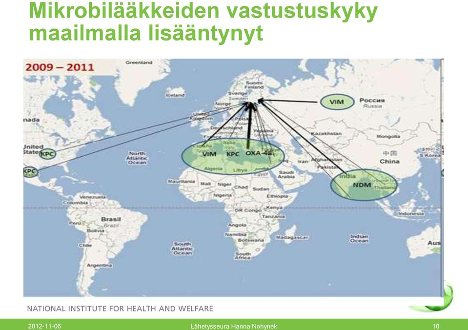 maailmalla lisääntynyt