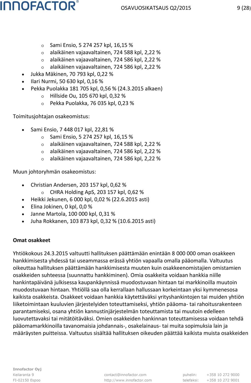 kpl, 0,22 % Ilari Nurmi, 50 630