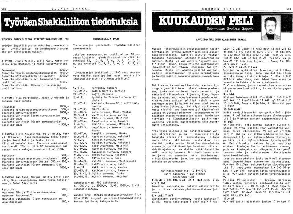 3000,- Osanotto TSh~:~ mestaruusturnaukseen 1500,- Osanotto SM-turnaukseen (ei avoin-) 2000,- Osanotto vähintään S:een turnaussarjan osakilpailuun 1000,- Osanotto vähintään 10:een turnaussarjan