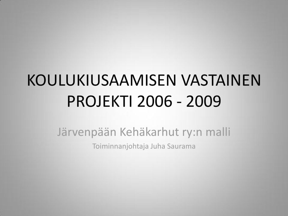 Järvenpään Kehäkarhut ry:n