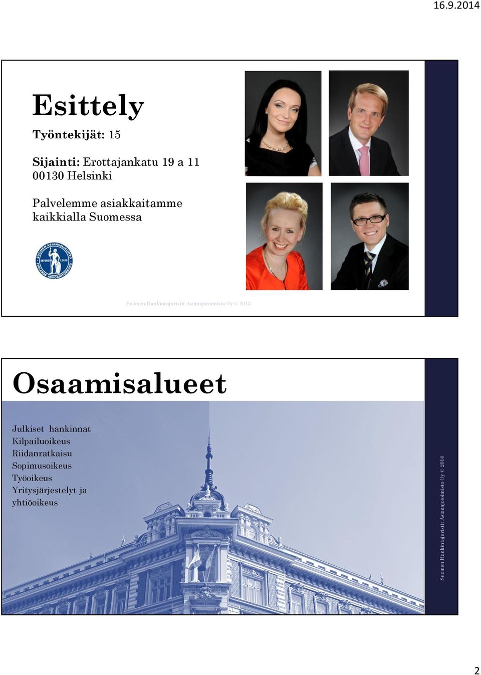 Osaamisalueet Julkiset hankinnat Kilpailuoikeus