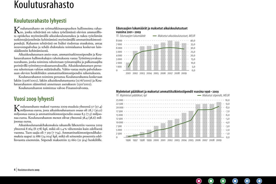 Rahaston tehtävänä on lisäksi tiedottaa etuuksista, antaa neuvontapalvelua ja tehdä ehdotuksia toimialaansa koskevan lainsäädännön kehittämisestä.