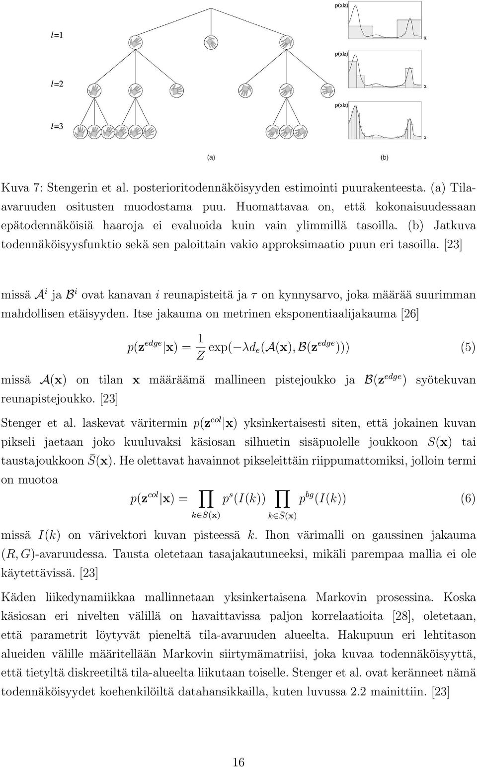 [23] missä A i ja B i ovat kanavan i reunapisteitä ja τ on kynnysarvo, joka määrää suurimman mahdollisen etäisyyden.