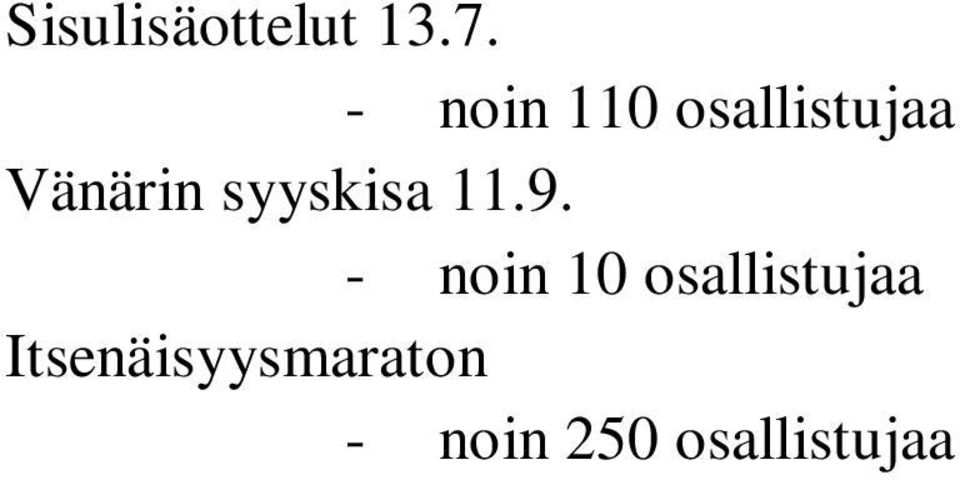 syyskisa 11.9.