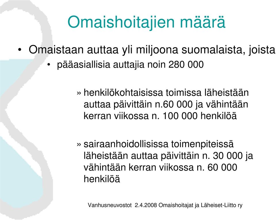 60 000 ja vähintään kerran viikossa n.