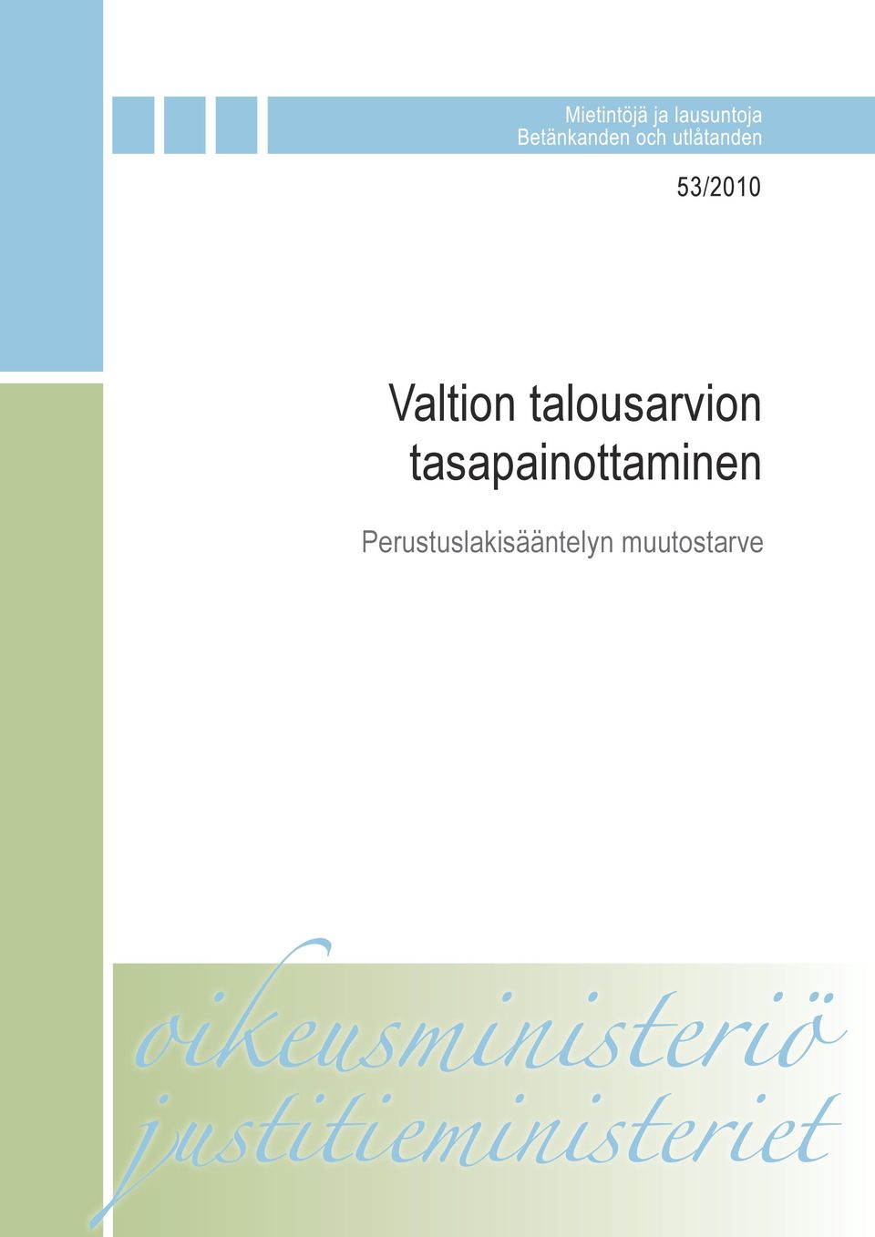 tasapainottaminen