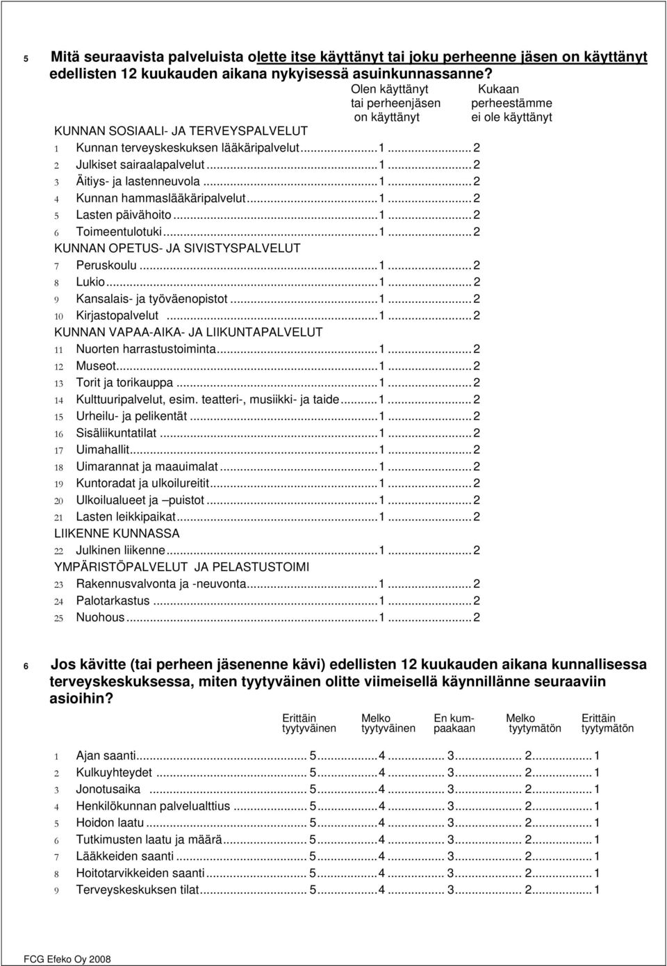 ..1... 2 4 Kunnan hammaslääkäripalvelut...1... 2 5 Lasten päivähoito...1... 2 6 Toimeentulotuki...1... 2 KUNNAN OPETUS- JA SIVISTYSPALVELUT 7 Peruskoulu...1... 2 8 Lukio...1... 2 9 Kansalais- ja työväenopistot.