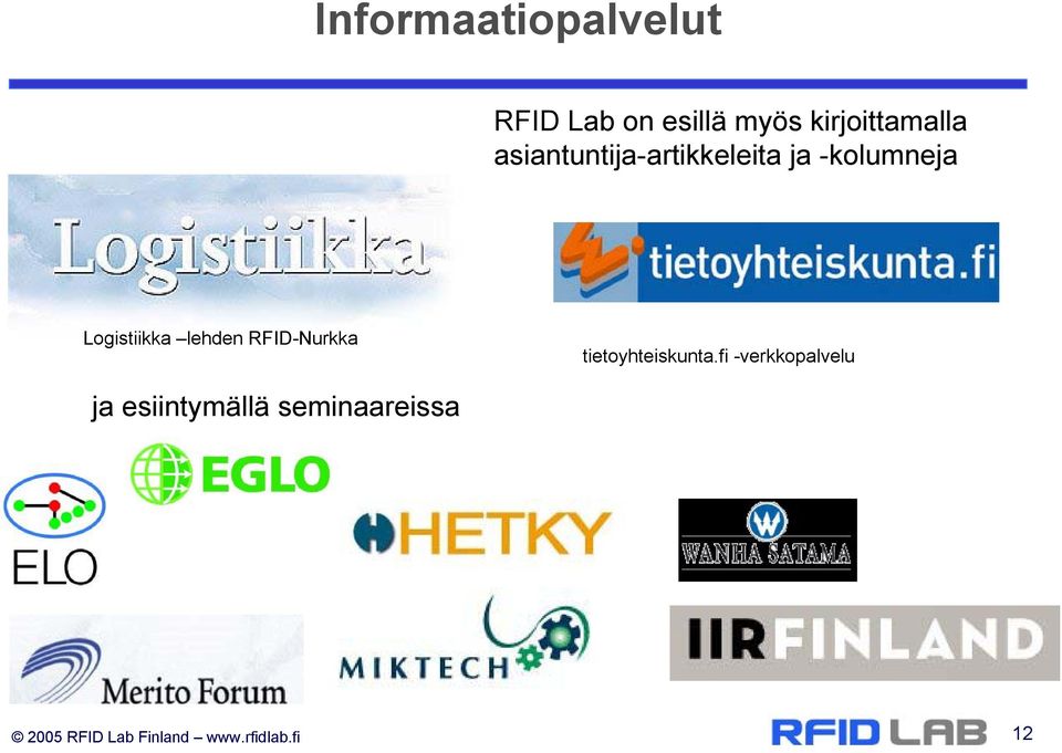 RFID-Nurkka tietoyhteiskunta.