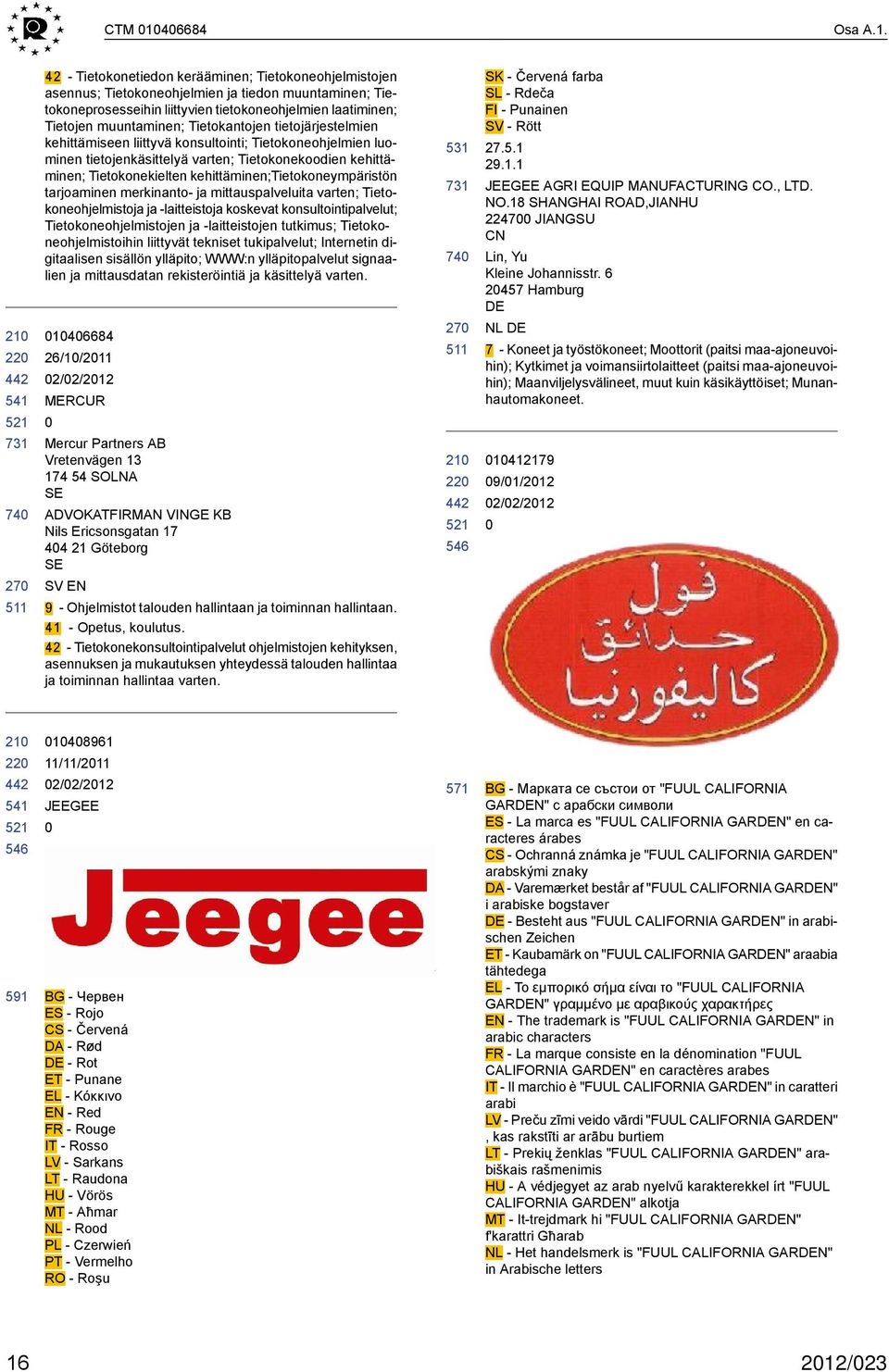 42 - Tietokonetiedon kerääminen; Tietokoneohjelmistojen asennus; Tietokoneohjelmien ja tiedon muuntaminen; Tietokoneprosesseihin liittyvien tietokoneohjelmien laatiminen; Tietojen muuntaminen;