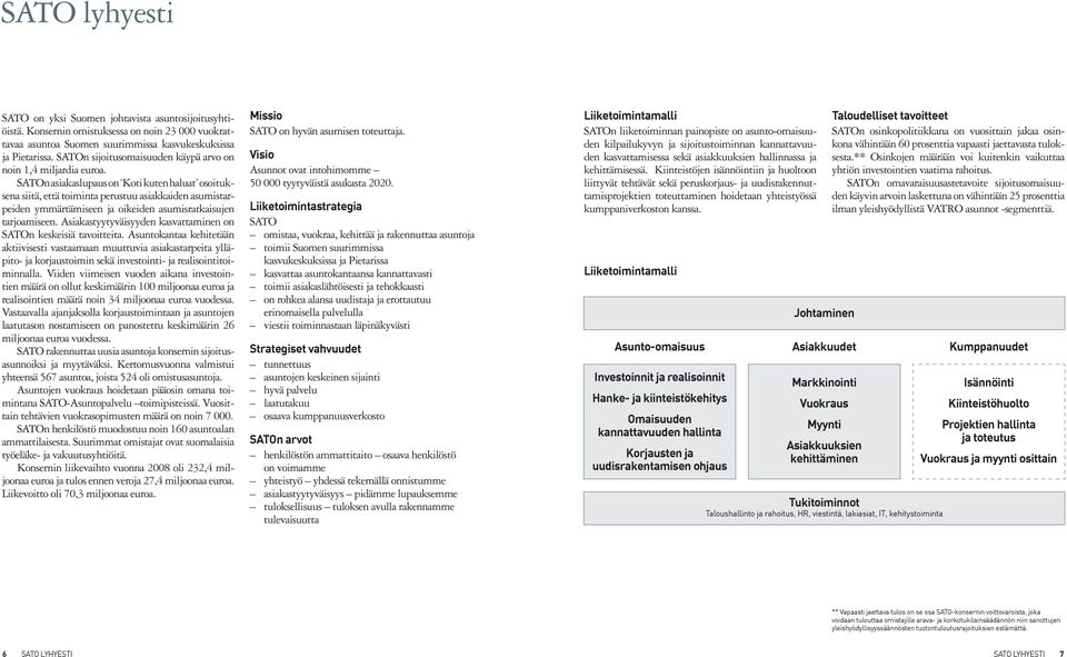 SATOn asiakaslupaus on Koti kuten haluat osoituksena siitä, että toiminta perustuu asiakkaiden asumistarpeiden ymmärtämiseen ja oikeiden asumisratkaisujen tarjoamiseen.