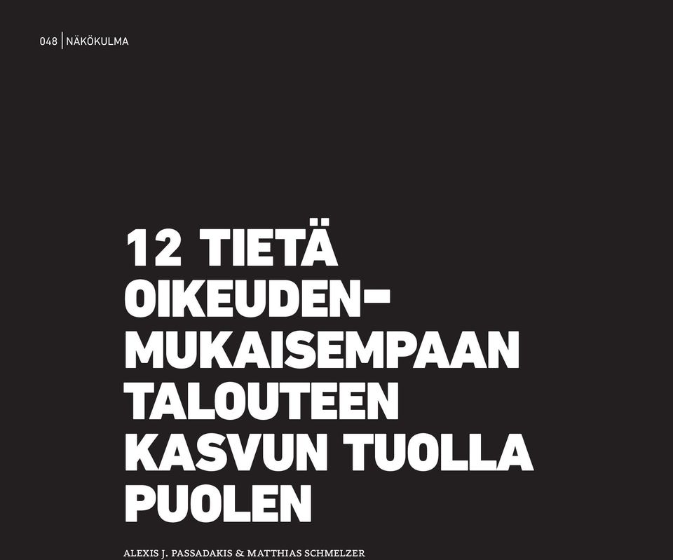 talouteen kasvun tuolla