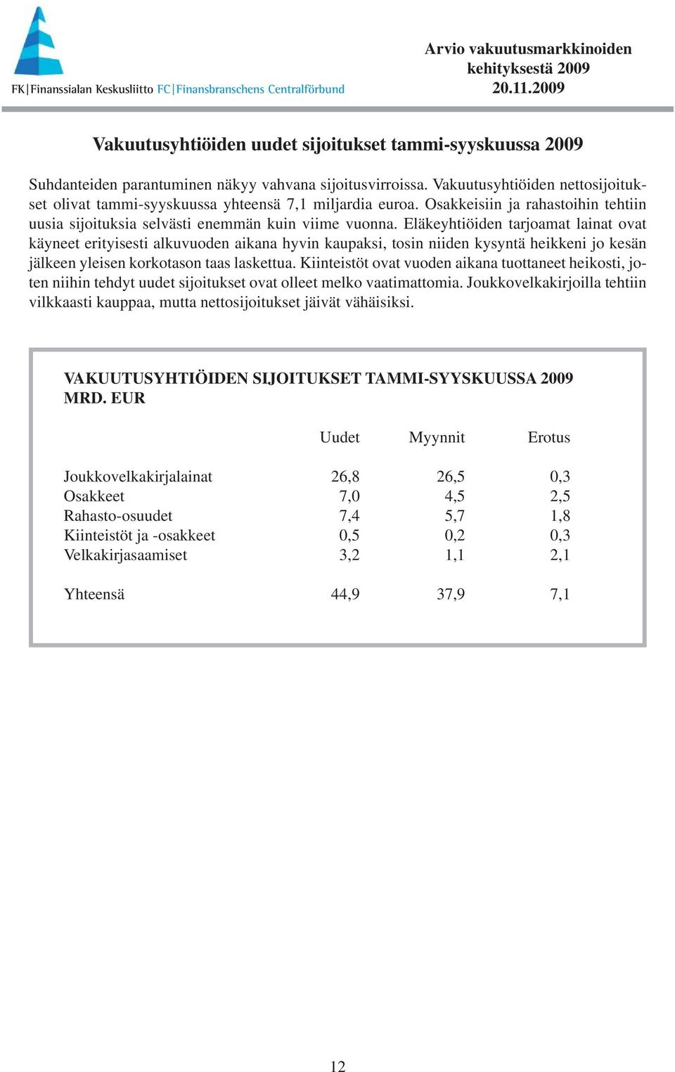 Eläkeyhtiöiden tarjoamat lainat ovat käyneet erityisesti alkuvuoden aikana hyvin kaupaksi, tosin niiden kysyntä heikkeni jo kesän jälkeen yleisen korkotason taas laskettua.