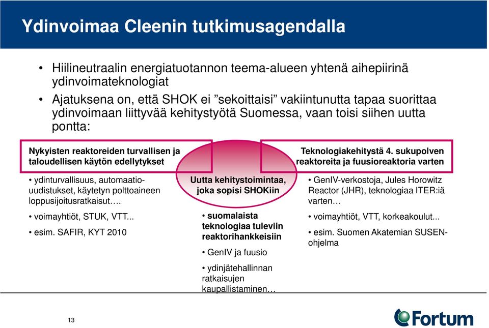 polttoaineen loppusijoitusratkaisut. voimayhtiöt, STUK, VTT... esim.