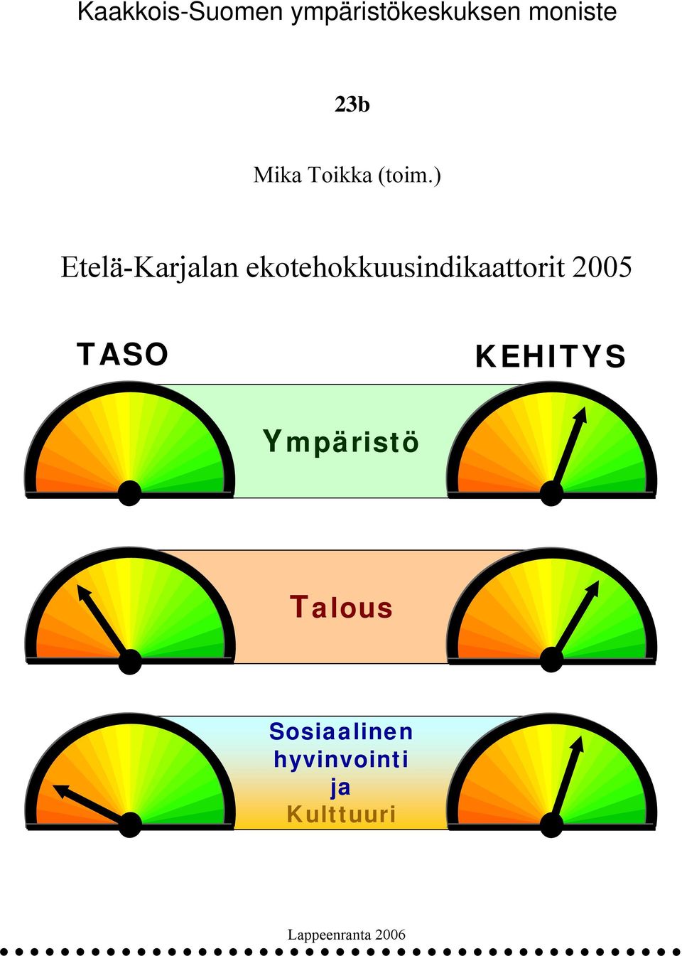 ) Etelä-Karjalan ekotehokkuusindikaattorit 25