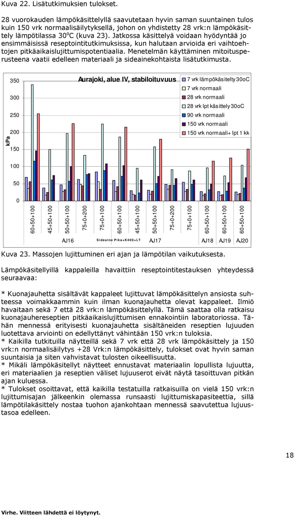 Jatkssa käsittelyä vidaan hyödyntää j ensimmäisissä reseptintitutkimuksissa, kun halutaan arviida eri vaihtehtjen pitkäaikaislujittumisptentiaalia.