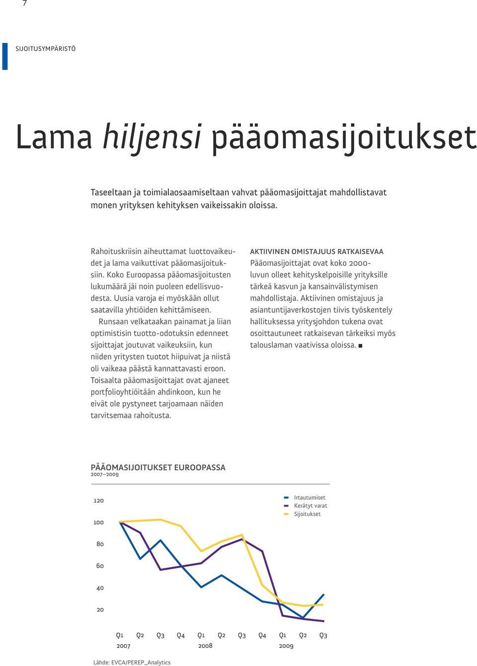 uusia varoja ei myöskään ollut saatavilla yhtiöiden kehittämiseen.