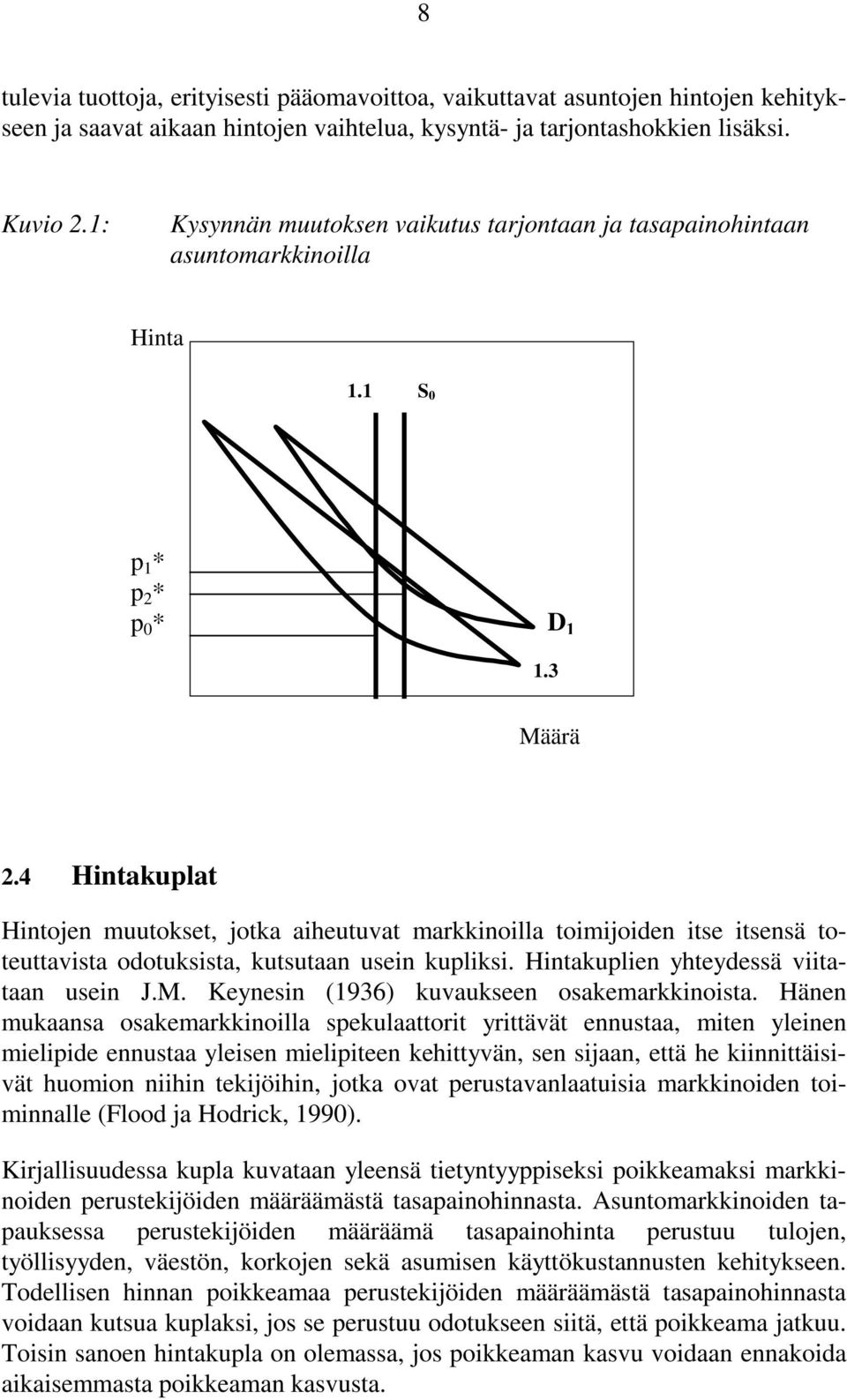 4 Hintakuplat Hintojen muutokset, jotka aiheutuvat markkinoilla toimijoiden itse itsensä toteuttavista odotuksista, kutsutaan usein kupliksi. Hintakuplien yhteydessä viitataan usein J.M.