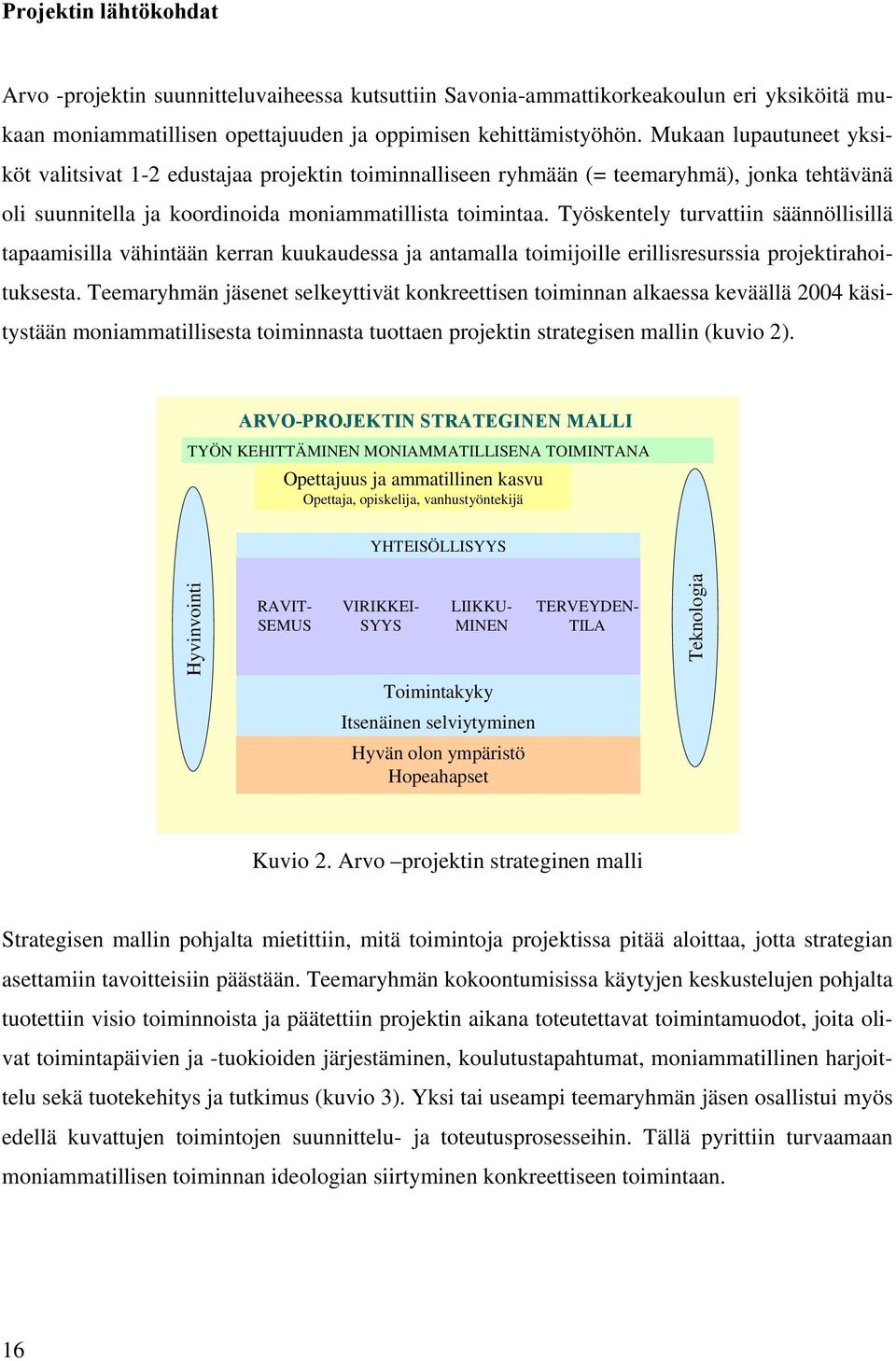 Työskentely turvattiin säännöllisillä tapaamisilla vähintään kerran kuukaudessa ja antamalla toimijoille erillisresurssia projektirahoituksesta.