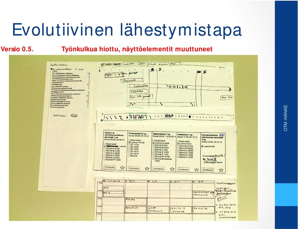 0.5. Työnkulkua