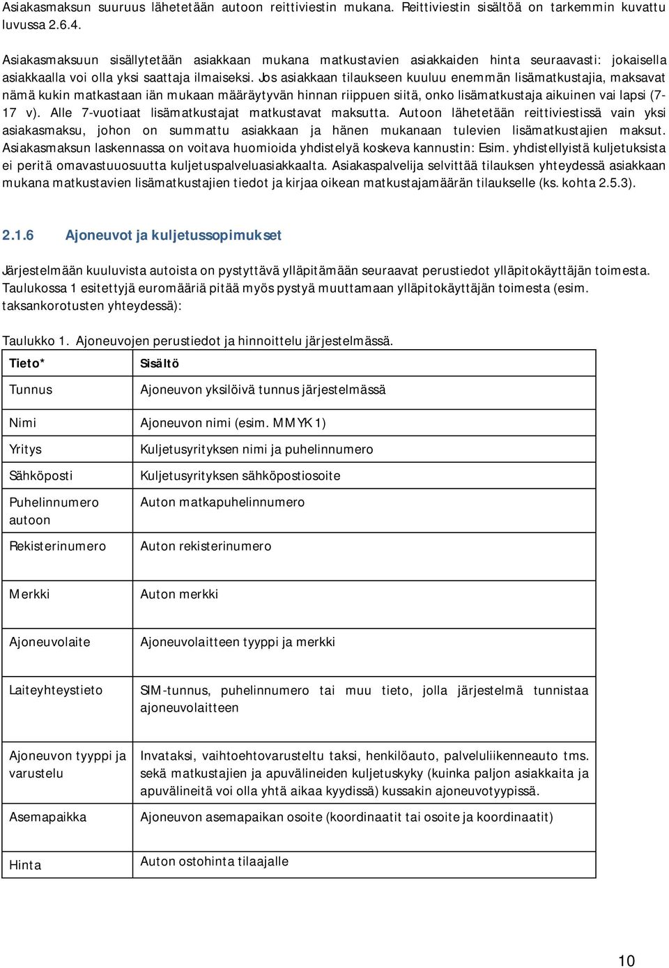 Jos asiakkaan tilaukseen kuuluu enemmän lisämatkustajia, maksavat nämä kukin matkastaan iän mukaan määräytyvän hinnan riippuen siitä, onko lisämatkustaja aikuinen vai lapsi (7-17 v).