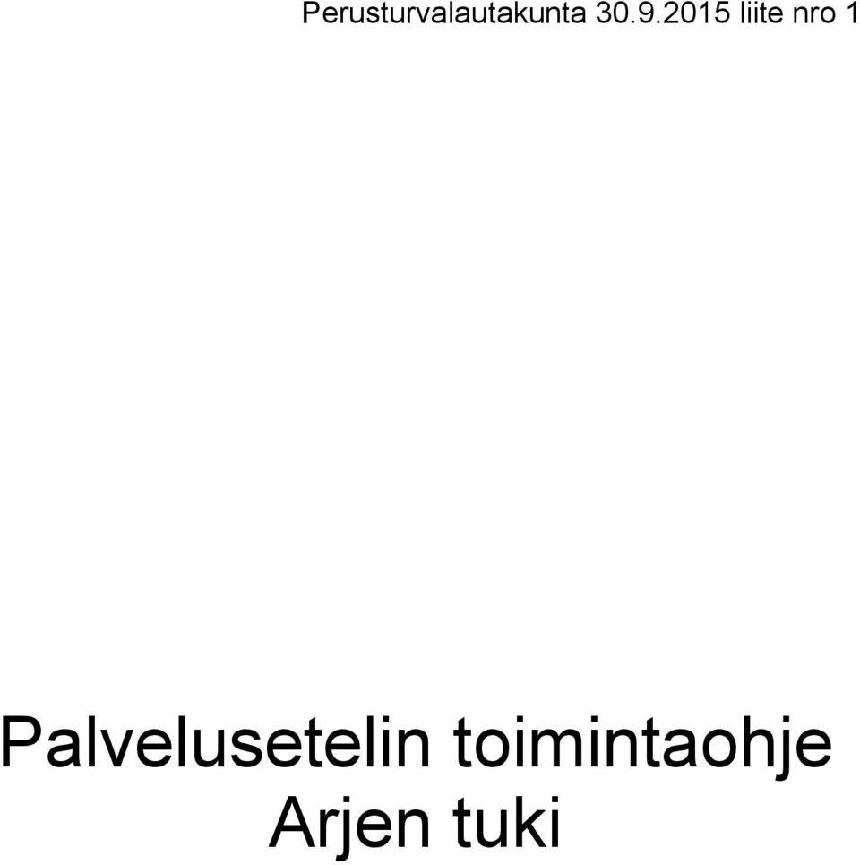 1 Palvelusetelin