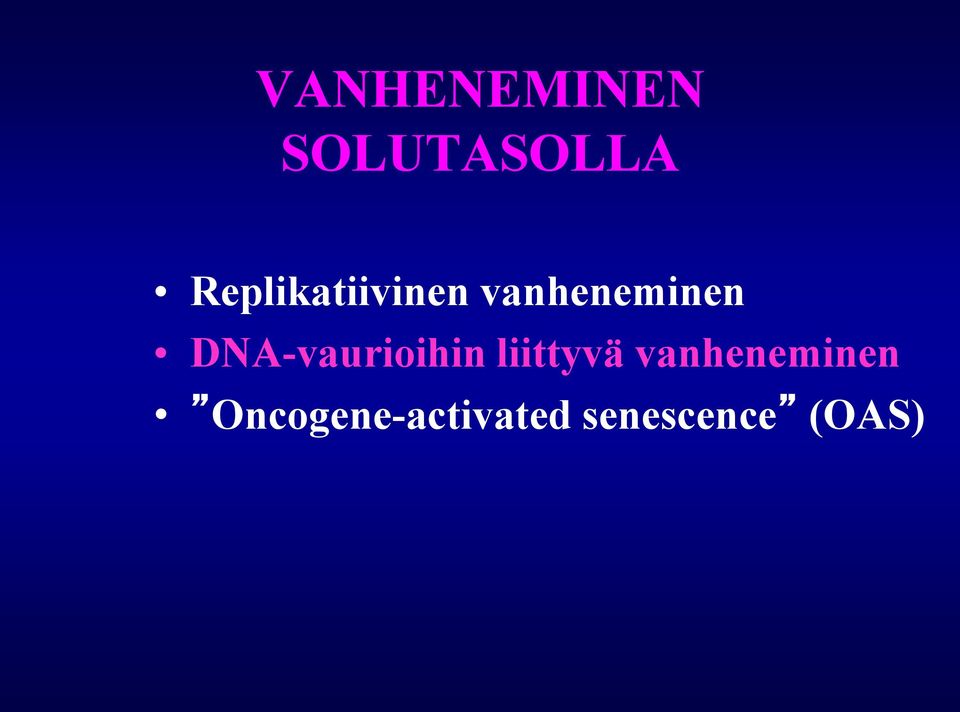 DNA-vaurioihin liittyvä