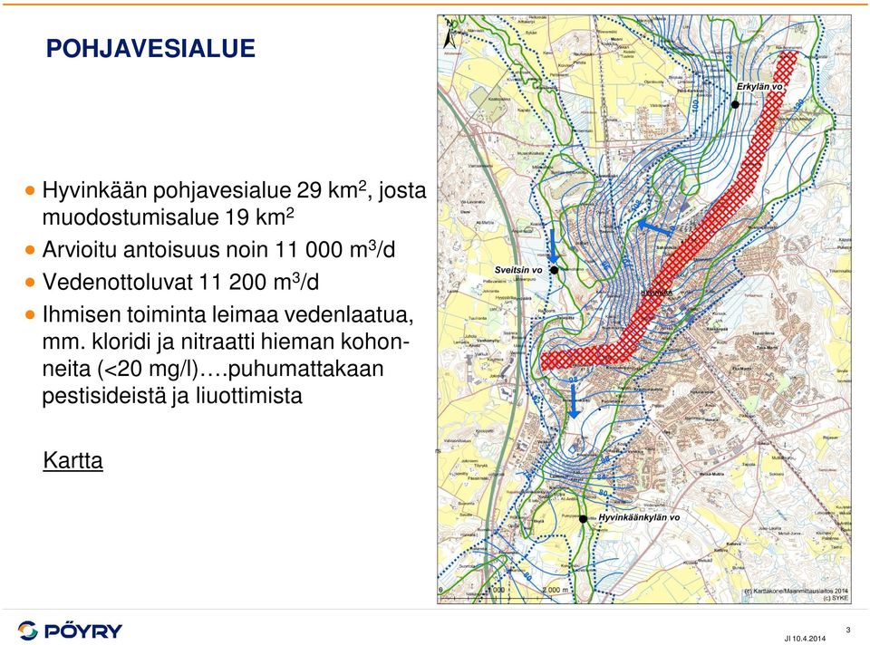 Ihmisen toiminta leimaa vedenlaatua, mm.