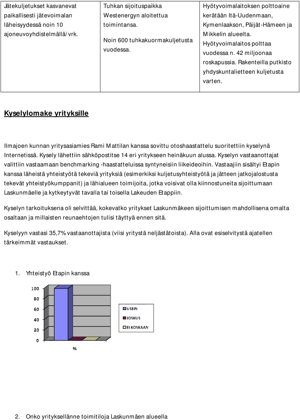 42 miljoonaa roskapussia. Rakenteilla putkisto yhdyskuntalietteen kuljetusta varten.