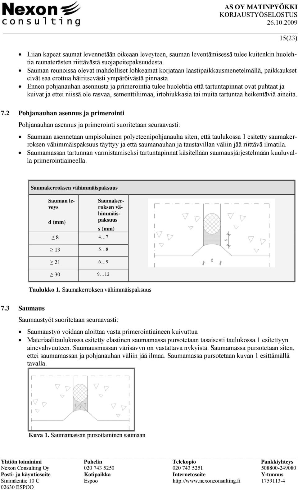 huolehtia että tartuntapinnat ovat puhtaat ja kuivat ja ettei niissä ole rasvaa, sementtiliimaa, irtohiukkasia tai muita tartuntaa heikentäviä aineita. 7.