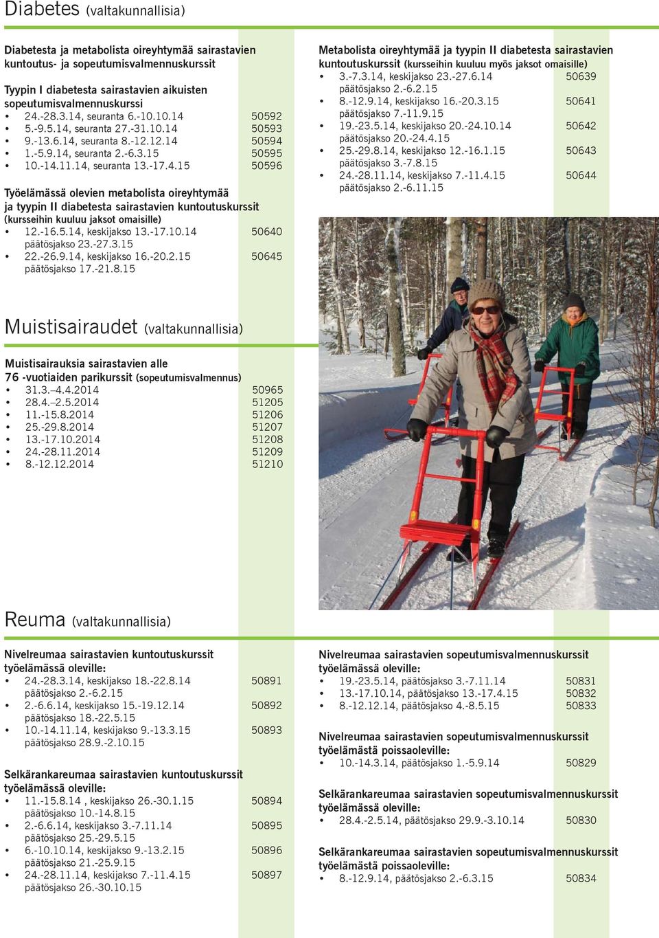 -16.5.14, keskijakso 13.-17.10.14 50640 päätösjakso 23.-27.3.15 22.-26.9.14, keskijakso 16.-20.2.15 50645 päätösjakso 17.-21.8.