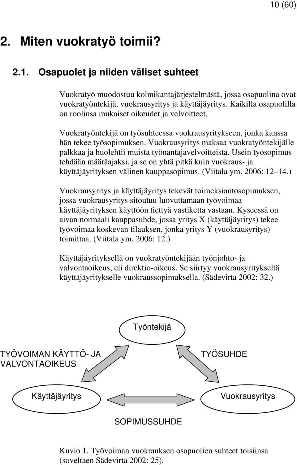 Vuokrausyritys maksaa vuokratyöntekijälle palkkaa ja huolehtii muista työnantajavelvoitteista.