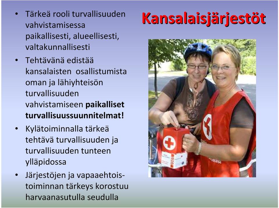 turvallisuussuunnitelmat!