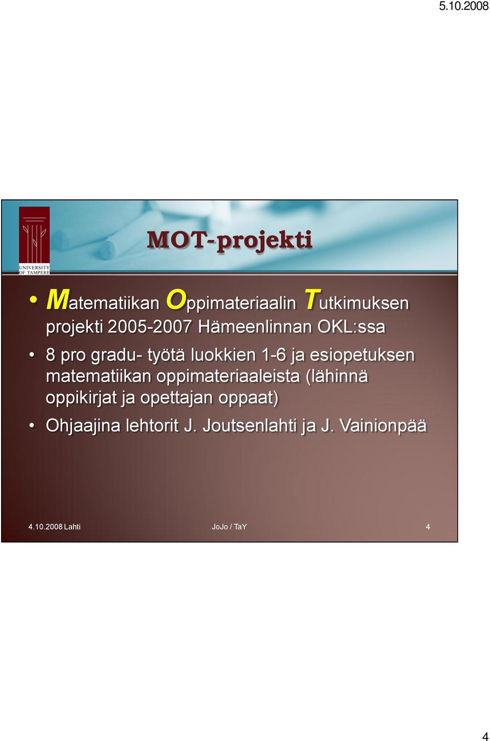 matematiikan oppimateriaaleista (lähinnä oppikirjat ja opettajan oppaat)