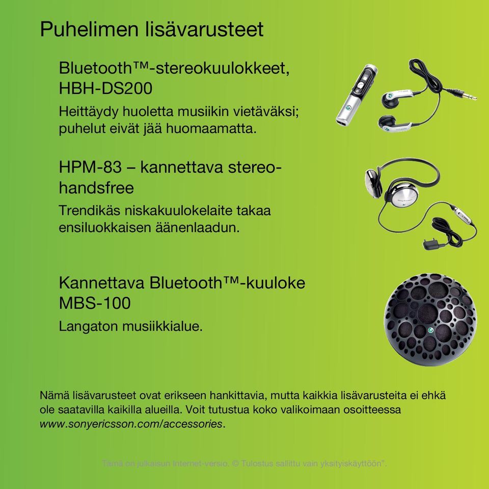Kannettava Bluetooth -kuuloke MBS-100 Langaton musiikkialue.
