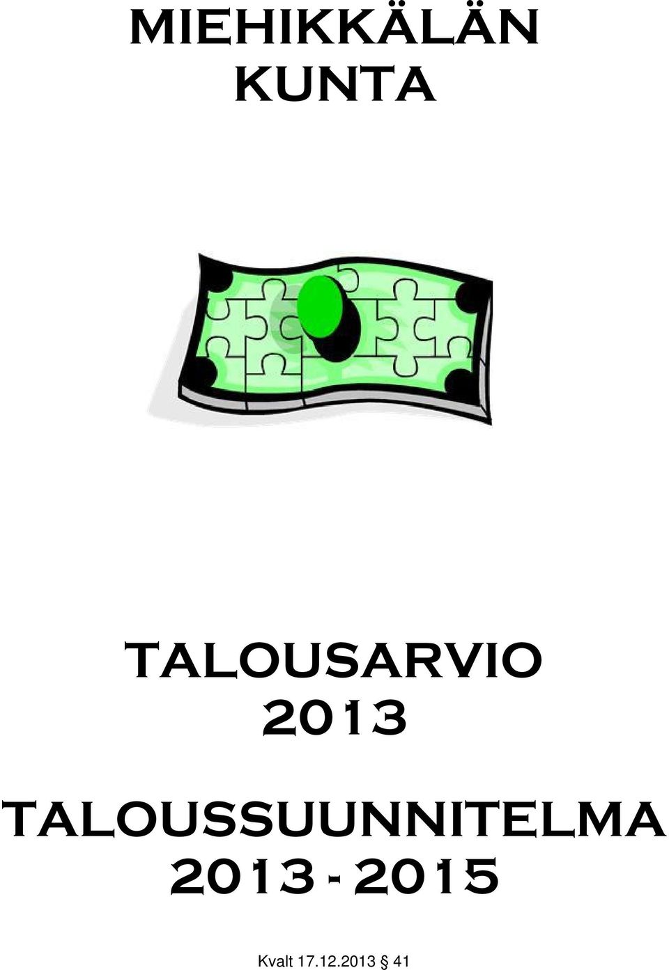 TALOUSSUUNNITELMA