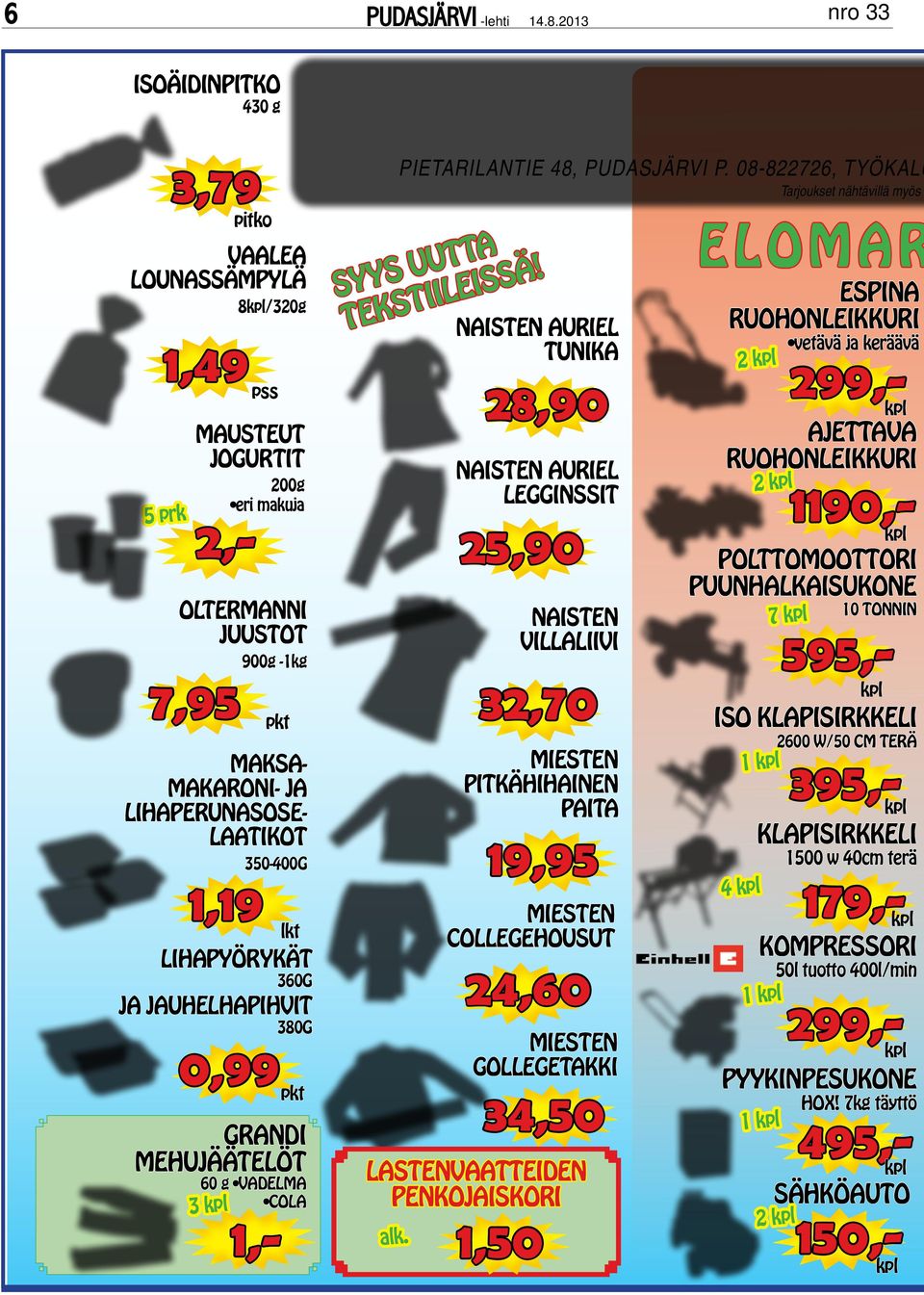 ATUKAT WC-KUKKA UHDISTUSA IETARILANTIE 48,