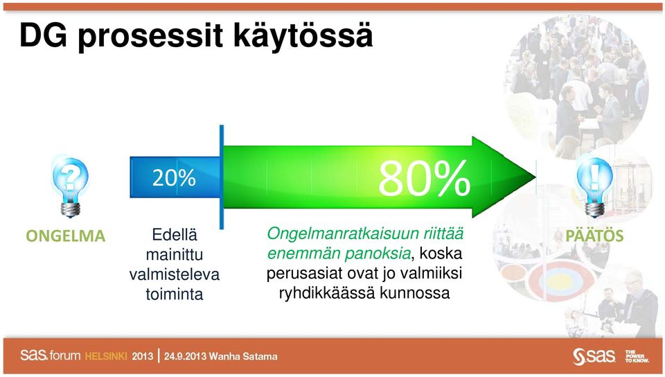 Ongelmanratkaisuun riittää enemmän panoksia,