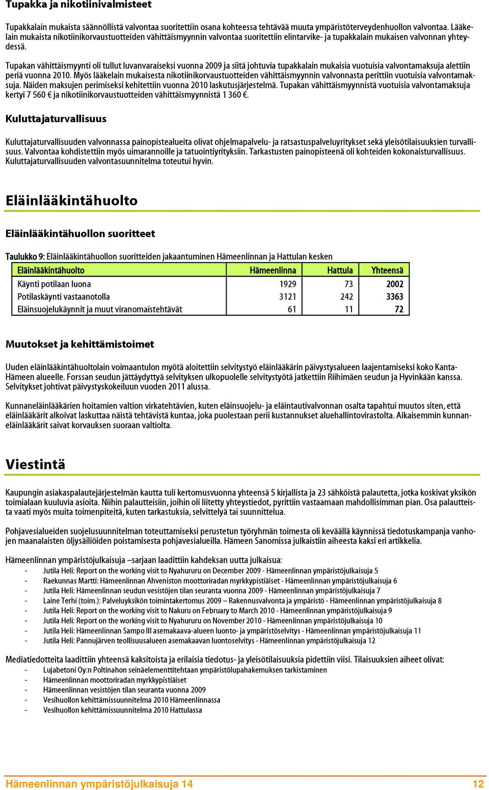 Tupakan vähittäismyynti oli tullut luvanvaraiseksi vuonna 2009 ja siitä johtuvia tupakkalain mukaisia vuotuisia valvontamaksuja alettiin periä vuonna 2010.