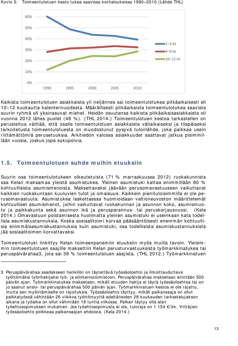 Heidän osuutensa kaikista pitkäaikaisasiakkaista oli vuonna 2012 lähes puolet (48 %). (THL 2014.