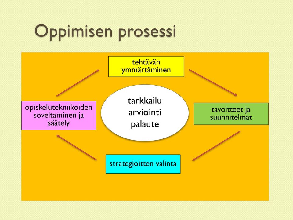 säätely tarkkailu arviointi palaute