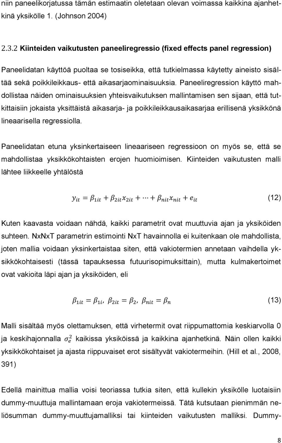 aikasarjaominaisuuksia.