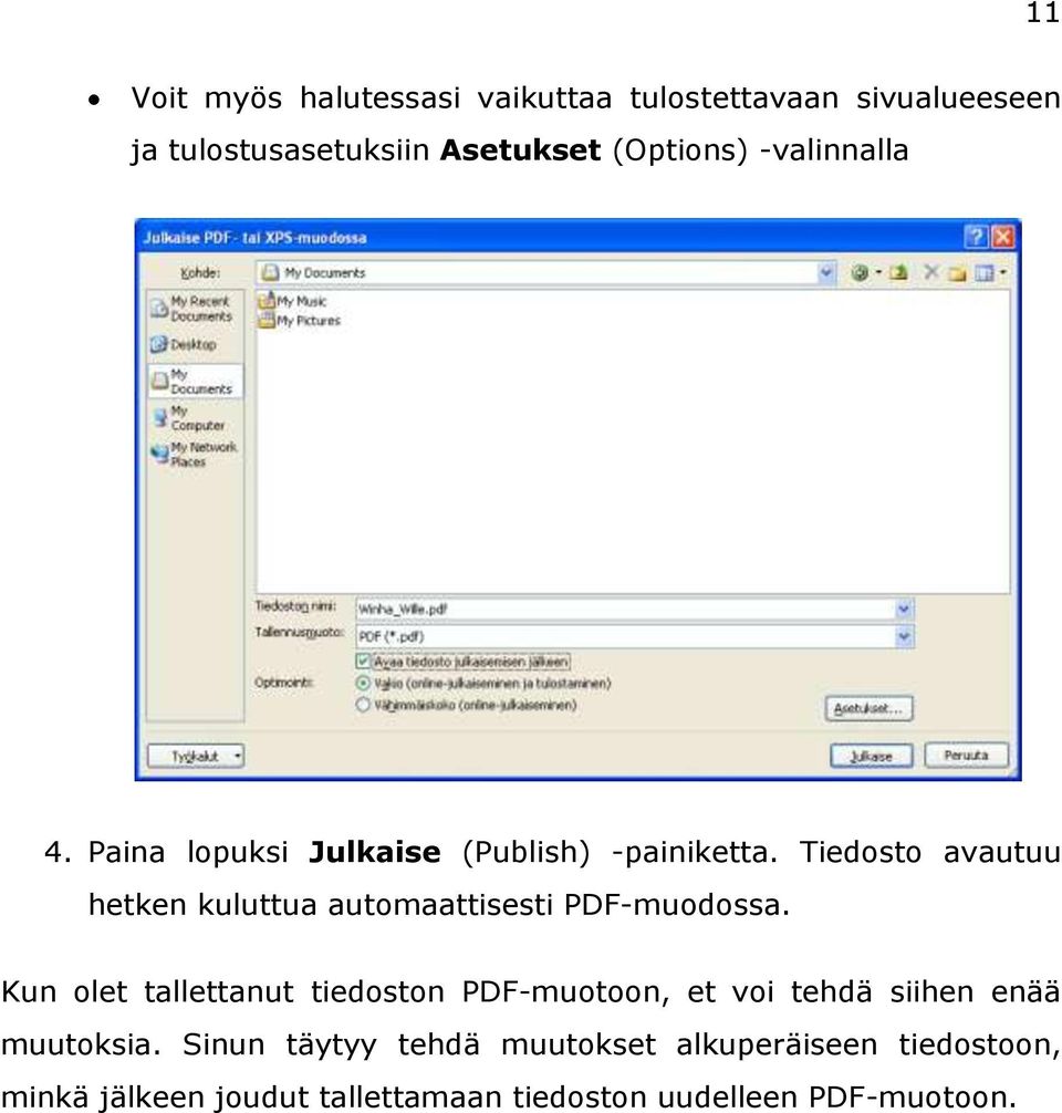 Tiedosto avautuu hetken kuluttua automaattisesti PDF-muodossa.