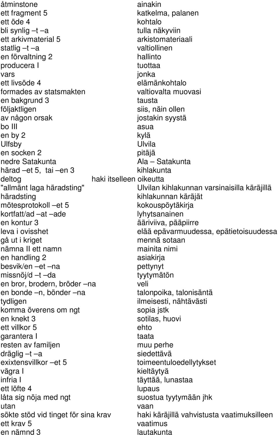 Ulfsby Ulvila en socken 2 pitäjä nedre Satakunta Ala Satakunta härad et 5, tai en 3 kihlakunta deltog haki itselleen oikeutta "allmänt laga häradsting" Ulvilan kihlakunnan varsinaisilla käräjillä